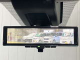 【スマートルームミラー】ルームミラー上に車体後方カメラの映像を映し出すことで車内定員、荷物状況に影響をうけません★たくさん乗せても、たくさん載せても、後方視界すっきりのインテリジェントルームミラー★