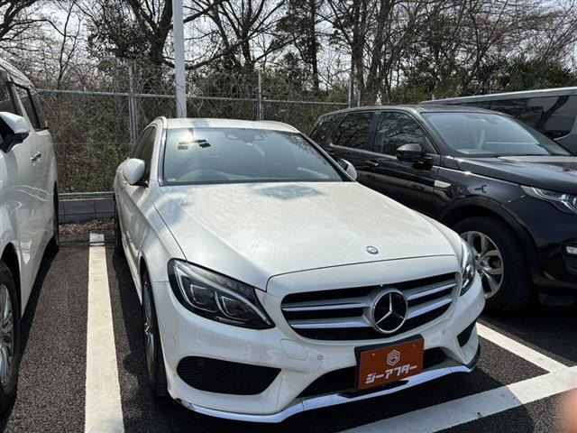 Cクラスワゴン C200 スポーツ 禁煙車 黒革シート 純正ナビ ワンセグTV