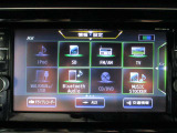 ■フルセグTV/CD/DVD/FM/AM/BluetoothAudio/SD/SDミュージックストッカー/AUX。