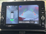 【アラウンドビューモニター】車を上から見下ろしているかのような映像で周囲の状況がひと目で確認、狭い駐車場に駐車するときも安心です♪