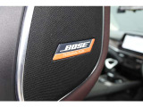 BOSEサウンドシステムがついております。音響もバッチリですね。