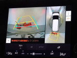 バックガイドモニターを装備しています、車庫入れもラクラクです。パノラミックビューモニターを搭載しています、上からの画像も表示されます。