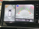 【アラウンドビューモニター】車を上から見下ろしているかのような映像で周囲の状況がひと目で確認、狭い駐車場に駐車するときも安心です♪