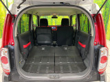 普段のお買い物や通勤、送迎等に十分な荷室スペースを確保しております。セカンドシートを倒すと、大きな荷物の積載も可能です♪