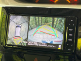 【パノラマモニター】専用のカメラにより、上から見下ろしたような視点で360度クルマの周囲を確認することができます☆死角部分も確認しやすく、狭い場所での切り返しや駐車もスムーズに行えます。