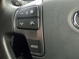 ステアリングスイッチ装備!運転しながら手元でオーディオの操作などができます。