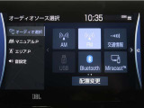 ディスプレイオーディオを装備。スマートフォンとクルマを繋ぐことで、これまでのナビに加えて色々なサービスが楽しめます。