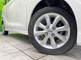 【純正14インチアルミホイール】外観にマッチした純正アルミホイールを装着しております。各種社外アルミホイールや、スタッドレスタイヤも取扱いしております。是非ご相談ください♪