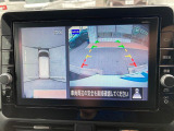 【アラウンドビューモニター】専用のカメラにより、上から見下ろしたような視点で360度クルマの周囲を確認することができます☆死角部分も確認しやすく、狭い場所での切り返しや駐車もスムーズに行えます。