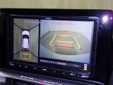 バックモニターも装備しております。バックギアに入れるとナビ画面に車の後方が映し出されます。これで後方確認も安心!