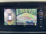 【パノラマモニター】専用のカメラにより、上から見下ろしたような視点で360度クルマの周囲を確認することができます☆死角部分も確認しやすく、狭い場所での切り返しや駐車もスムーズに行えます。