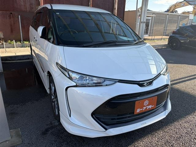 エスティマ 2.4 アエラス プレミアム TRDフルエアロ 禁煙車 後席モニター