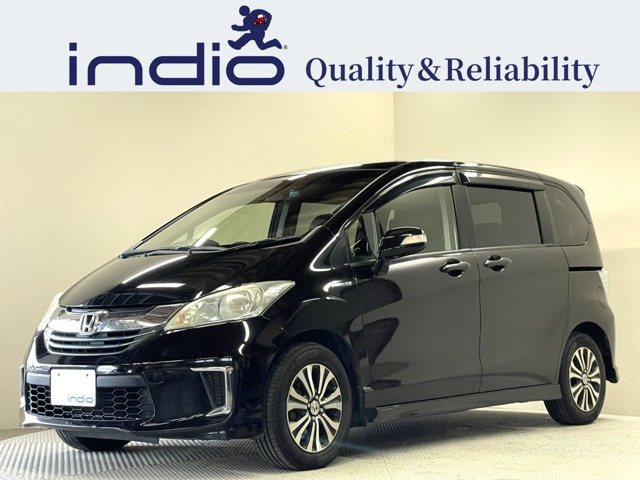 フリードハイブリッド 1.5 ジャストセレクション KENWOODフローティングナビ バック...