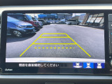 車庫入れ時に安心のバックカメラがついています。