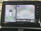【アラウンドビューモニター】車を上から見下ろしているかのような映像で周囲の状況がひと目で確認、狭い駐車場に駐車するときも安心です♪