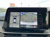 アラウンドビューモニター☆クルマを真上から見下ろしているかのような映像で駐車をサポートします☆