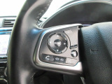 ハンドルにオーディオの操作スイッチが装備されています!視線を前方から外さずハンドルから手を離さずに操作できるのでとっても安全ですね♪
