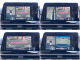 空の上から見下ろすような視点のアラウンドビューモニターでスムーズ駐車。狭い場所での駐車も、周囲が映像で確認できます。