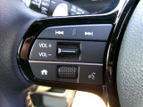 ハンドルにオーディオの操作スイッチが装備されています!視線を前方から外さずハンドルから手を離さずに操作できるのでとっても安全ですね♪