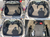 トランクルームもしっかりと広々空間です。大きなお荷物も積んでいただけます。