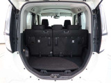 広々としたラゲージスペースを備えています。大きなものや長さのある荷物もしっかりと積み込めます。