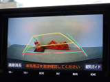 バックガイドモニターを装備しています、車庫入れもラクラクです。