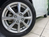 【純正14インチアルミホイール】外観にマッチした純正アルミホイールを装着しております。各種社外アルミホイールや、スタッドレスタイヤも取扱いしております。是非ご相談ください♪