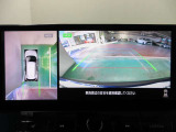 アラウンドビューモニターで車庫入れも空から見ている様に駐車できラクラクです。