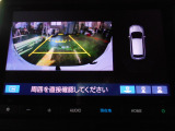 バックカメラの画像です。ガイドラインがスムースな車庫入れをサポートいたします!車庫入れの安心感がアップしますね☆