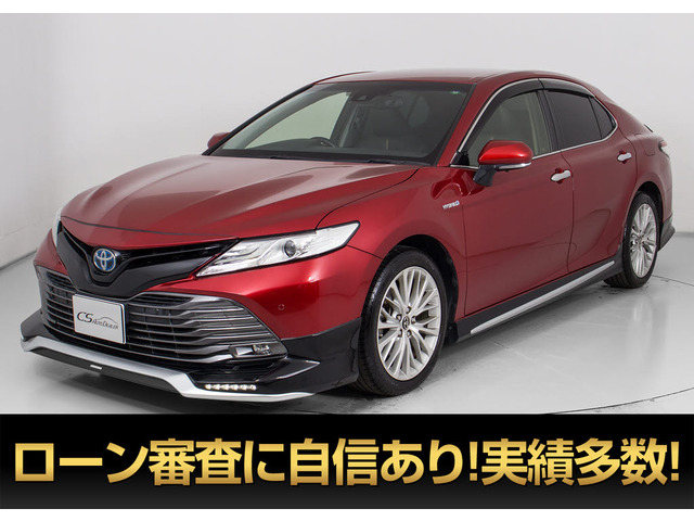 カムリ 2.5 G レザーパッケージ TRDエアロ禁煙 黒本革 BSM クリソナ