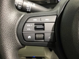 ステアリングにオーディオ操作スイッチが付いています。オーディオ画面に直接タッチしなくても操作が出来ますので、運転に集中できます。
