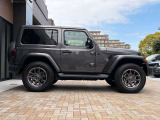 台形ホイールアーチもJeepの伝統の一つです。