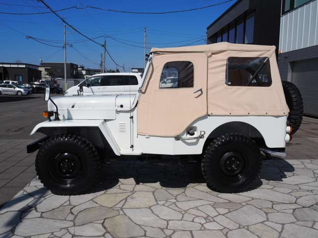 三菱 ジープ キャンバストップ J53寒冷地仕様2BT・修復歴無し・走行