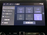 フルセグテレビ、DVD、CDなどが楽しめます。