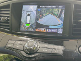 【アラウンドビューモニター】専用のカメラにより、上から見下ろしたような視点で360度クルマの周囲を確認することができます☆死角部分も確認しやすく、狭い場所での切り返しや駐車もスムーズに行えます。