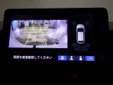 バックカメラの画像です。ガイドラインがスムースな車庫入れをサポートいたします!車庫入れの安心感がアップしますね☆