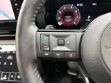 ハンドル左側のスイッチでオーディオの操作が可能なので、運転中でも楽に調整できます(^^♪