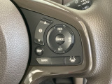 ハンドルにHondaセンシング系のクルーズコントロールやレーンキープアシストなどの操作スイッチが装備されています。ハンドルから手を離さず安全に操作できます。