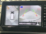 【アラウンドビューモニター】車を上から見下ろしているかのような映像で周囲の状況がひと目で確認、狭い駐車場に駐車するときも安心です♪