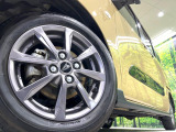 【14インチアルミホイール】外観にマッチしたアルミホイールを装着しております。各種アルミホイールや、スタッドレスタイヤも取扱いしております。是非ご相談ください♪