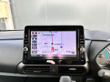 日産オリジナルナビゲーション(MM321D-L)装着車♪インパネにマッチするデザインに加え、9インチの大画面なので地図が大きく見え、操作性を高めます☆