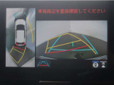 パノラミックビューモニター付きです。車両を上から見た様な映像を画面に表示。運転席からの目視だけでは見にくい、車両周辺の状況をリアルタイムでしっかり確認出来ます。