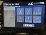 お気に入りの曲をBluetoothで再生できます♪ ドライブがさらに楽しくなりますよ♪