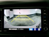 バックカメラの画像です。ガイドラインがスムースな車庫入れをサポートいたします!車庫入れの安心感がアップしますね☆