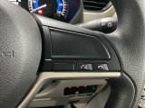 【ステアリングスイッチ】運転中に前方から目線をそらすことなくオーディオ等の操作が可能な便利機能!安心&快適なドライブを演出してくれます。