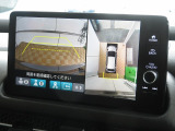 ★マルチビューカメラシステム★ギヤをRに入れるとナビの画面には上空から見下ろし感覚の映像がドライバーをアシスト★
