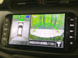 【アラウンドビューモニター】専用のカメラにより、上から見下ろしたような視点で360度クルマの周囲を確認することができます☆死角部分も確認しやすく、狭い場所での切り返しや駐車もスムーズに行えます。