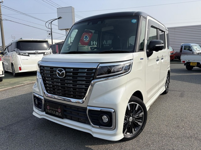 フレアワゴン カスタムスタイル ハイブリッド XS 全周囲カメラ/両側パワースライドドア