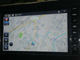 純正9インチモニターナビ付きです!大きくて見やすく目的地まで案内してくれるので、遠距離ドライブも安心です♪