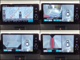 全周囲カメラ搭載☆運転席にいながら車全周囲が確認できるので駐車がスムーズに行なえます。駐車も楽々!